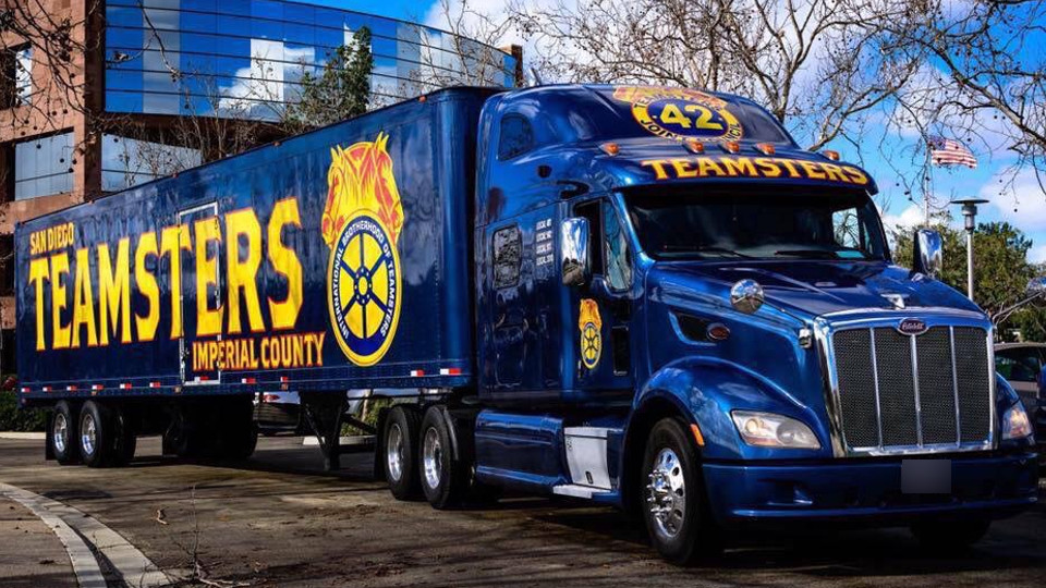 Teamsters big rig wrap