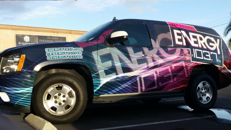 Chevy Tahoe Advertising wrap